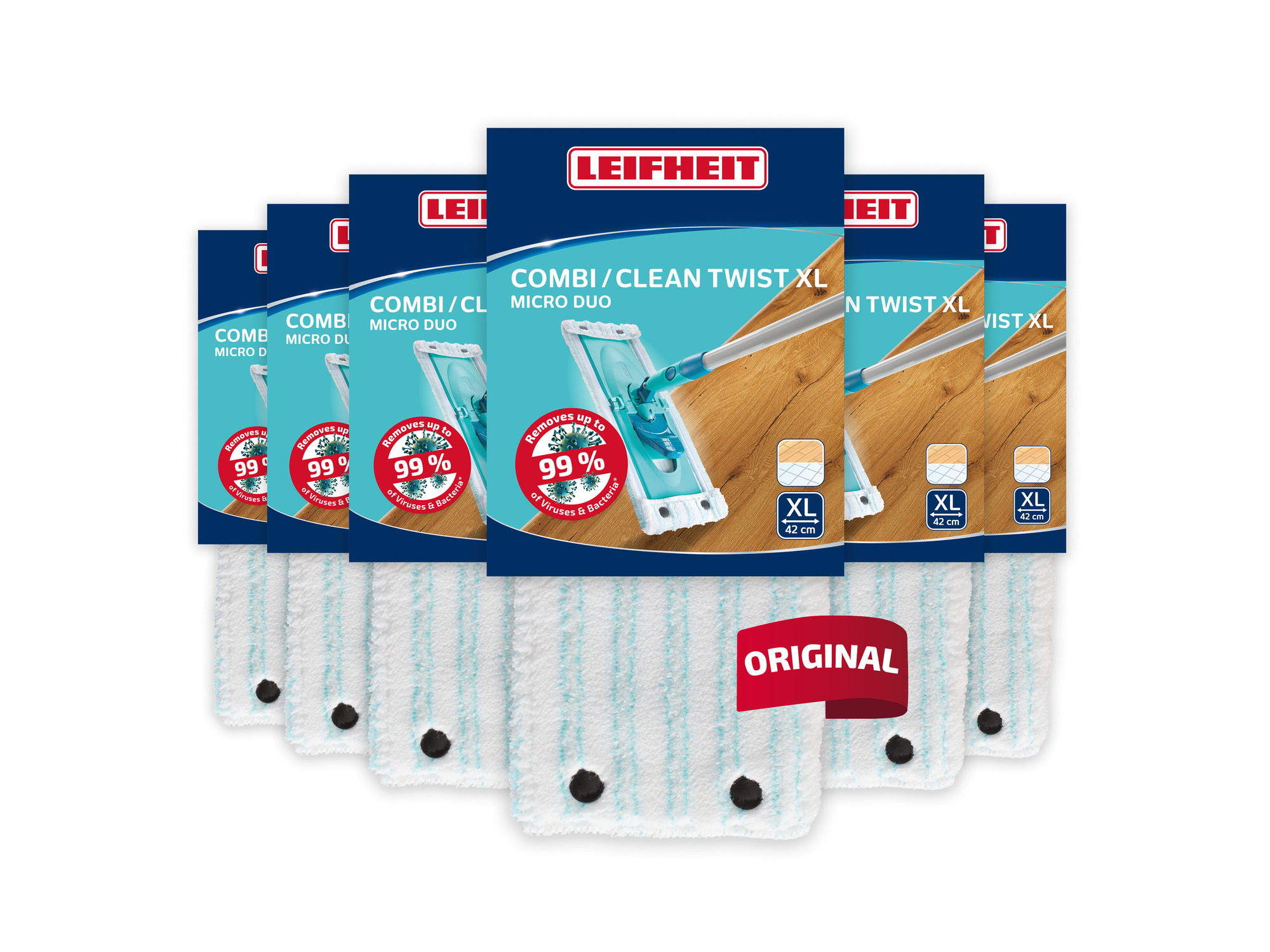 Leifheit Wischbezug Ersatz Bezug CLEAN TWIST XL/Combi XL micro duo - Bild 9 von 9